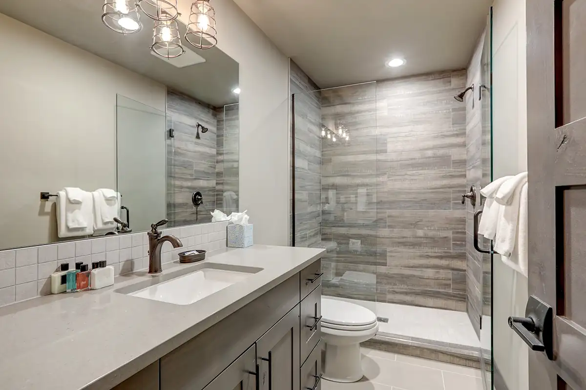 modern bathroom remodeling services from Expressions Remodeling in St. Louis, MO