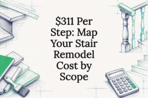 Decorative stair remodel cost title card