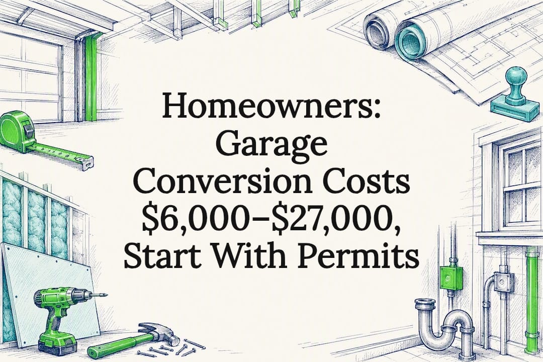Garage conversion permits title card