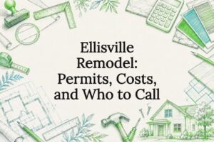 Decorative Ellisville remodeling title card