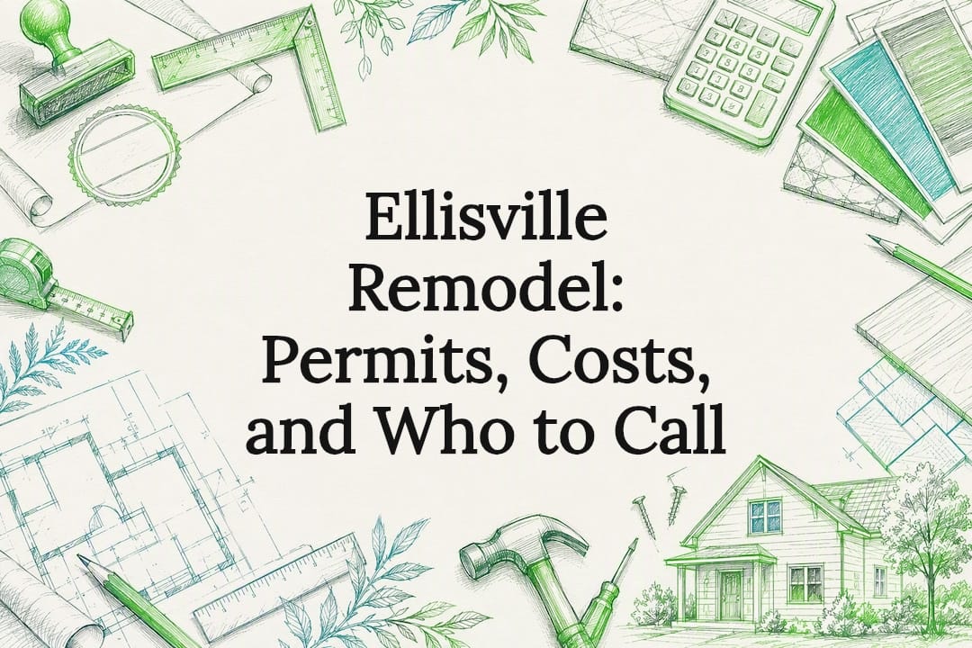 Decorative Ellisville remodeling title card