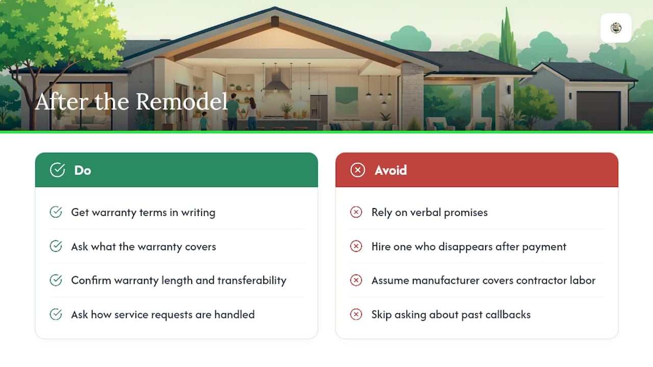 What Happens After the Remodel Is Done — overview diagram