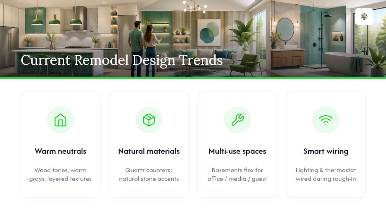 What Design Trends Are Shaping Remodels Right Now? — overview diagram