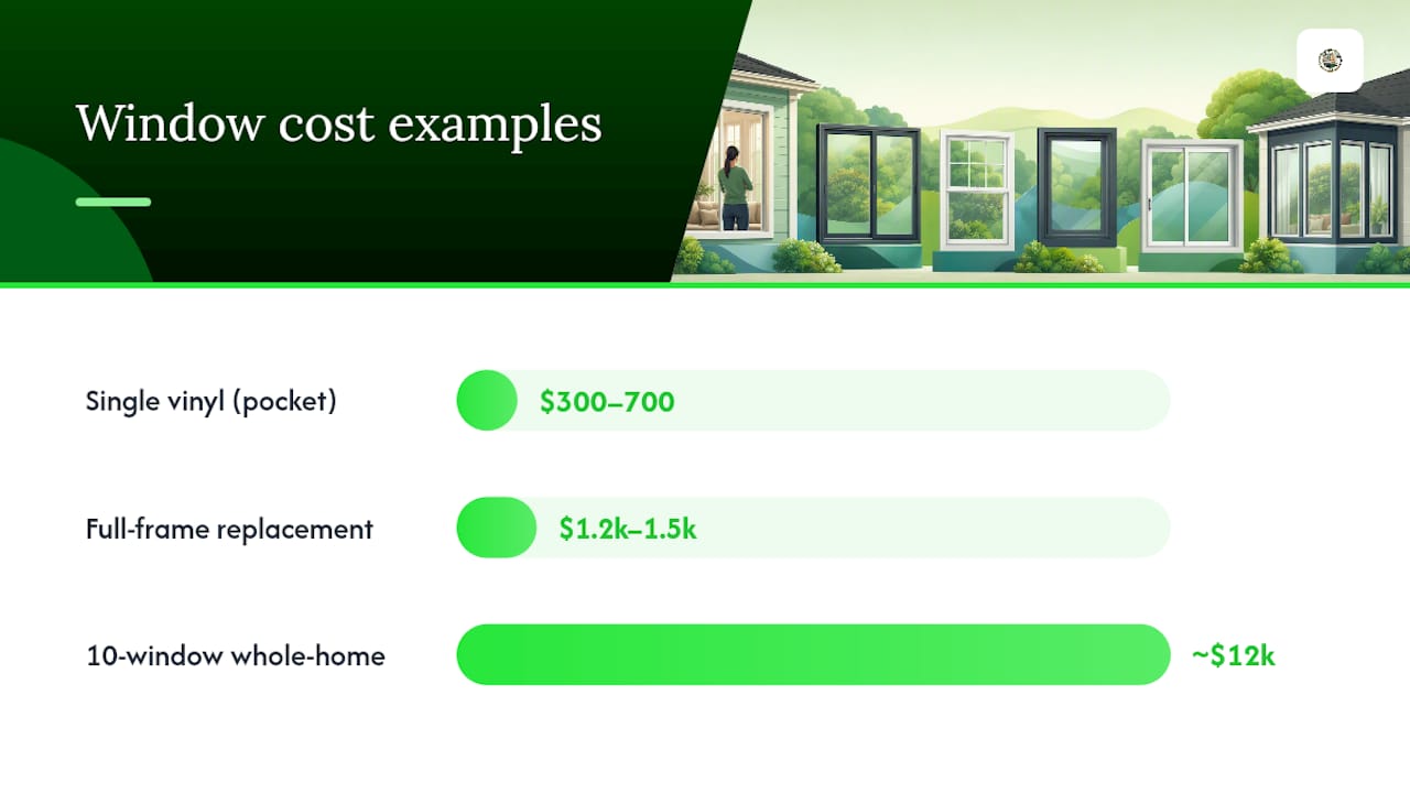 What Drives Window Replacement Cost? — overview diagram