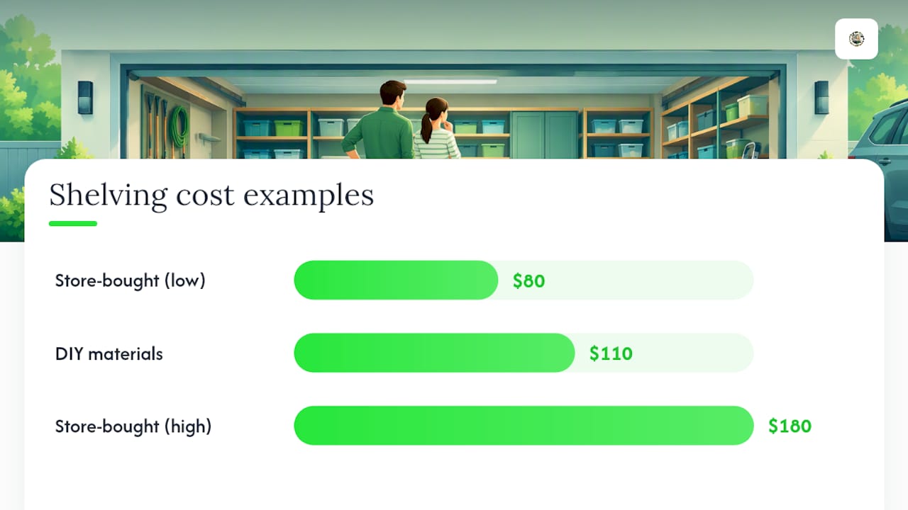 Is It Cheaper to Build or Buy Garage Shelving? — overview diagram
