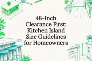 Kitchen island clearance title card
