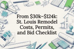 Decorative St. Louis remodeling cost title card