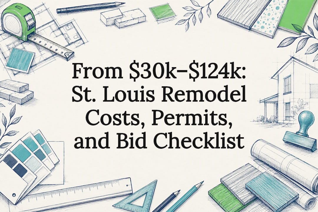Decorative St. Louis remodeling cost title card