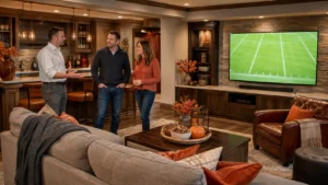 A Basement Remodeling Contractor’s Plan for Fall Game Days