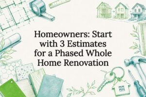 Phased renovation planning title card
