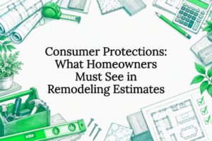 Remodeling estimate title card illustration