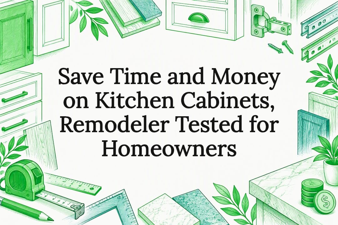 Kitchen cabinet remodeling title card