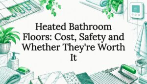 Decorative heated-floor title card illustration