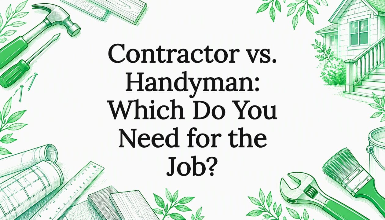 Hand-drawn home repair and remodeling tools