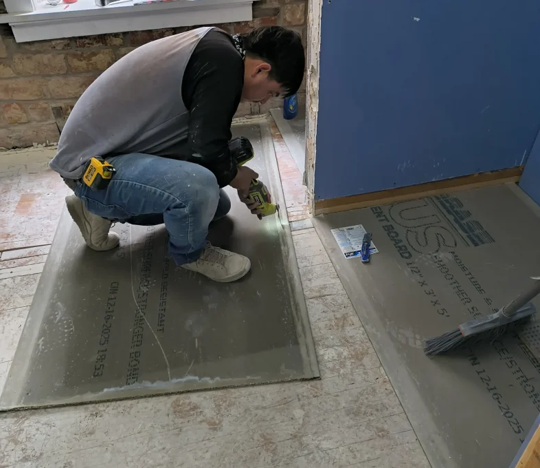 Shower Cement Board Installation St. Louis MO