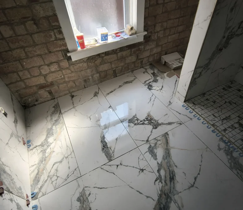 Shower Tile Wall Installation St. Louis MO